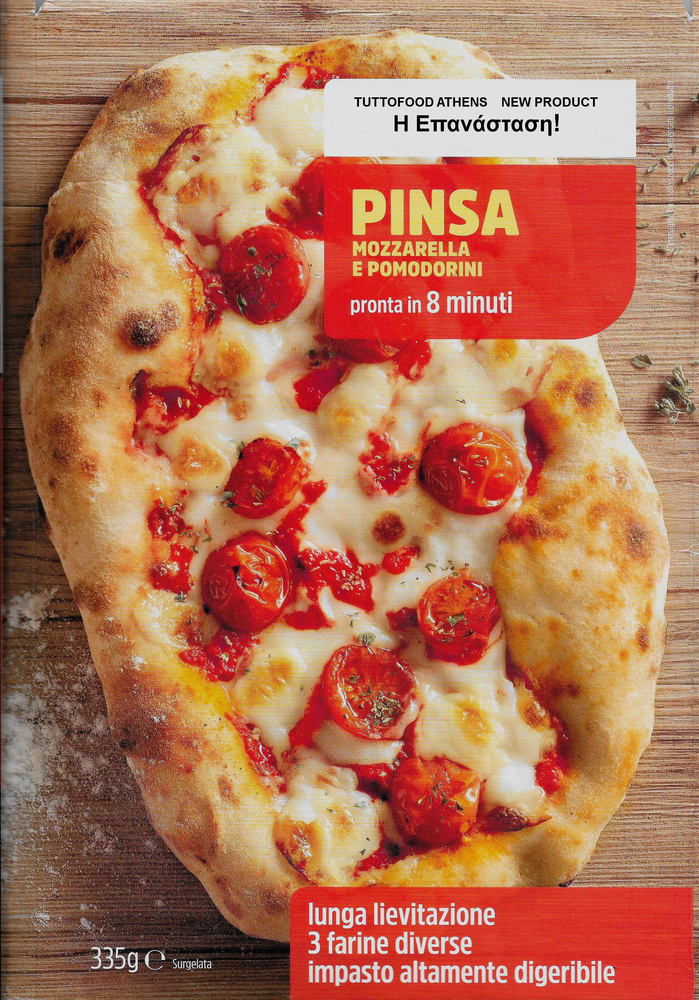 Pinsa Mozzarella Ντοματίνια